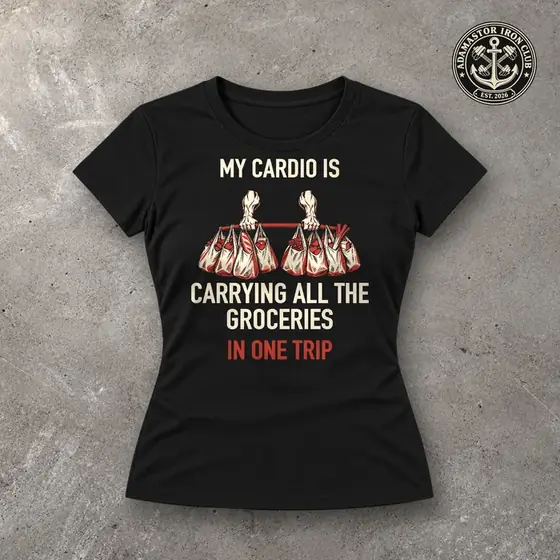 My Cardio Is Groceries — Frente
