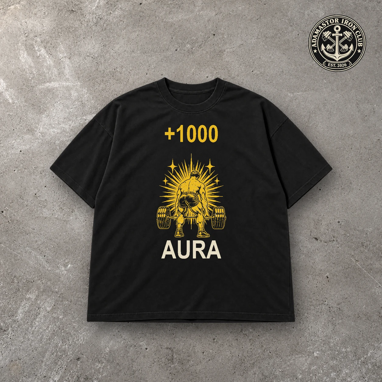 +1000 Aura — Frente